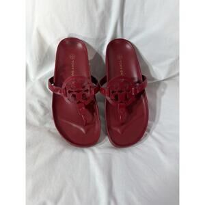 Tory Burch Miller Cloud Leather Sandal Tory Red